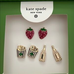 Kate Spade x Target Pink and Gold Jewelry Set